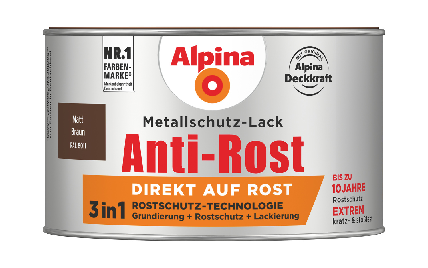 Anti Rost Metallschutz Lack Matt Braun Direkt Auf Rost
